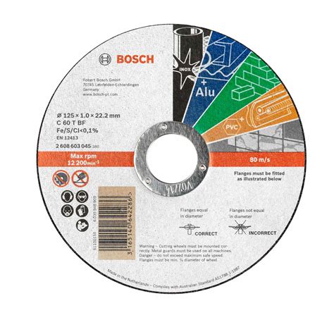 Bosch Cutting Disc Aluminium Multi Construction Cutting Discs