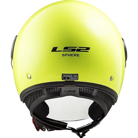 Casco Moto Jet Ls2 OF558 SPHERE Solid Giallo Fluo Vendita Online