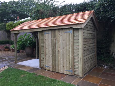 Shed Log Store The Oakford The Wooden Workshop Bampton Devon