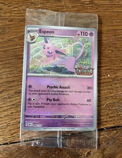 Espeon Promo Obsidian Flames Kaufen Auf Ricardo