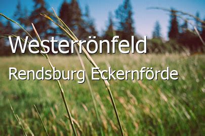 Westerr Nfeld Rendsburg Eckernf Rde Schleswig Holstein