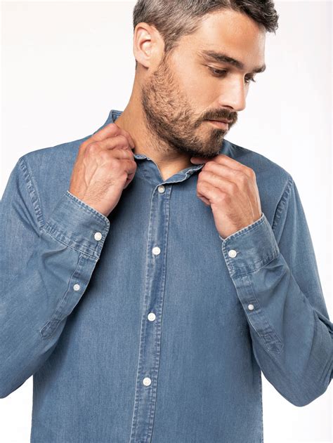 Camisa Denim Homem Roux Professional