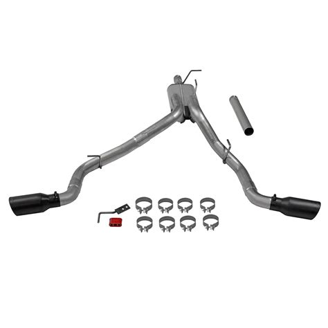 Flowmaster F 250 Super Duty FlowFX Dual Exhaust System With Black Tips