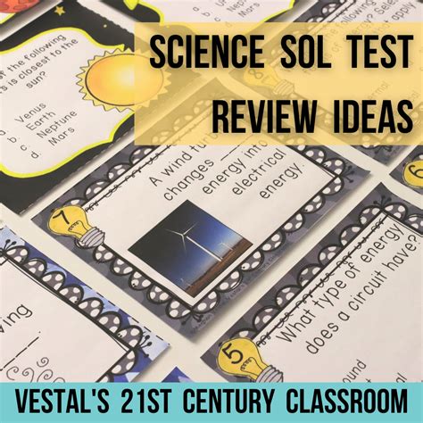 Science Sol Test Review Ideas