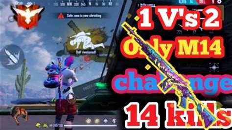 Only M14 Gun Challenge Solo V S Duo Game Play Garena Free Fire YouTube