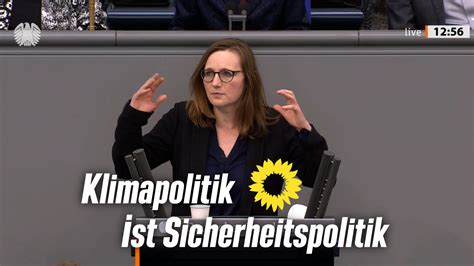 Klimapolitik Ist Sicherheitspolitik Lisa Badum