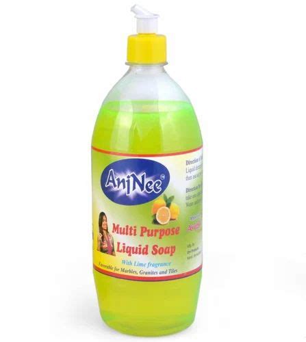 Anjnee Lime Fragnance Multi Purpose Liquid Soap Packaging Type Bottle