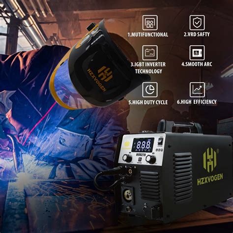 Hzxvogen 5in1 Mig Welder Cut Tig Mma Plasma Cutter 250a Welding Machine