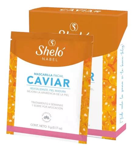 Mascarilla Facial Caviar Shelo Nabel Sobres Grs C U Mercadolibre