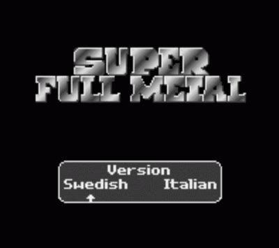 Super Full Metal Europe It Sv Proto Game Super Nintendo Snes