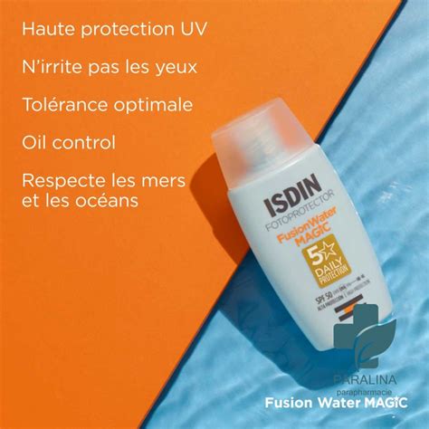 Isdin Fusion Water Majic Ecran Invisible Spf Ml Paralina Alyssa