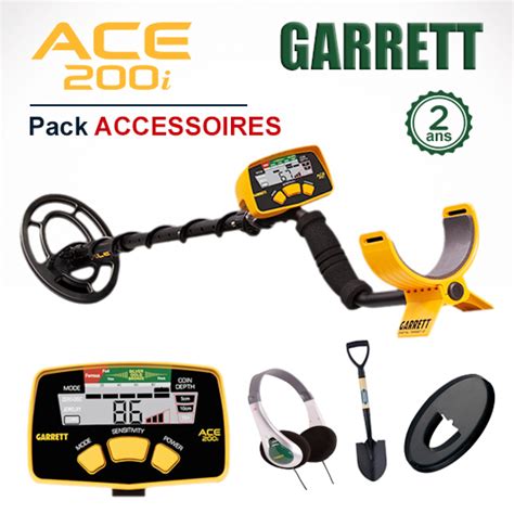 Garrett Ace 200I Avec De Nombreux Accessoires De Prospection