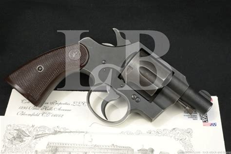 Rare Wwii U S Colt Commando Special Sa Da Revolver Mfd C