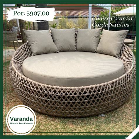 Chaise Cayman Corda Nautica Area Externa