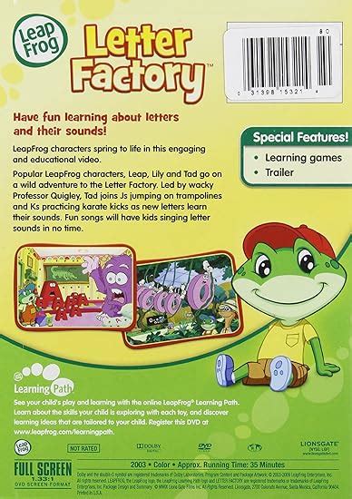 LeapFrog Letter Factory DVD Cover