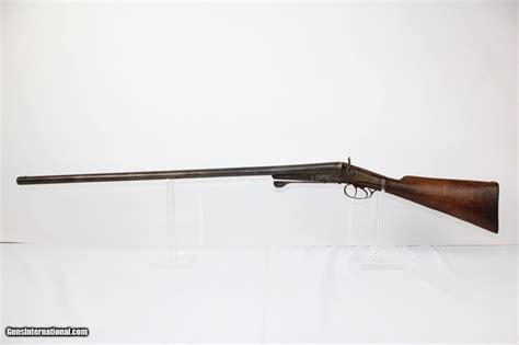 1880s Antique Sxs 12 Gauge Back Action Shotgun