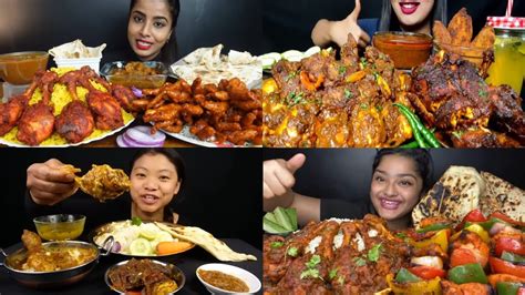 Asmr Eating Spicy Chicken Curry🔥 Feet🐾 Curry Butter Chicken🍗