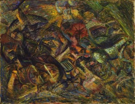 Carlo Carrà Jolts of a Cab 1911 Museum of modern art Futurism art