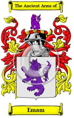 Emam Name Meaning, Family History, Family Crest & Coats of Arms