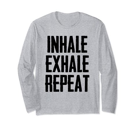 Yoga Ts Inhale Exhale Repeat Inhale Love And Gratitude Long Sleeve