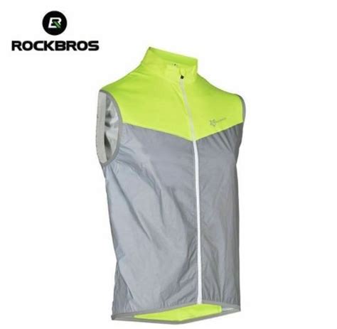 Jual Rockbros FGY1001 Jaket Rompi Sepeda Lari Anti Angin Reflective