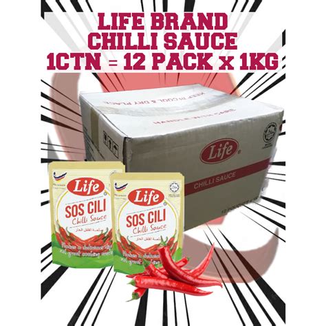 1 CTN LIFE CHILLI SAUCE 1 CTN 12 X 1KG Shopee Malaysia