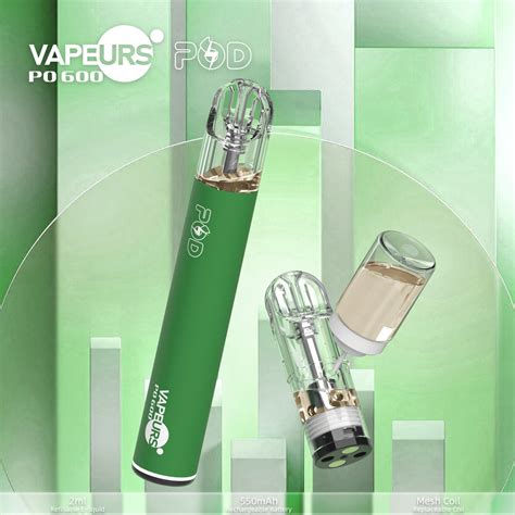 600 Puffs E Cigarette Empty Refillable Pod Vaorizer Disposable