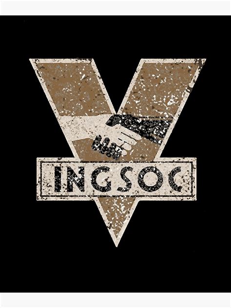 "1984 INGSOC LOGO" Poster for Sale by laurieeexpa | Redbubble