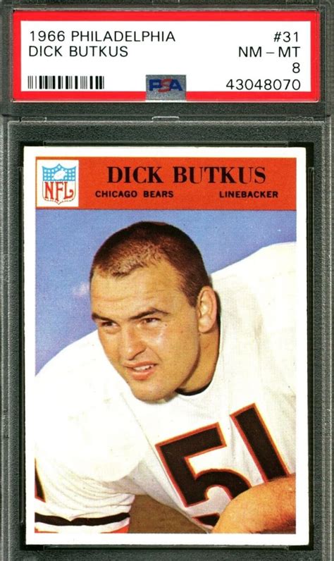 Dick Butkus Cards Memorabilia On The Rise Since Passing Of Bears