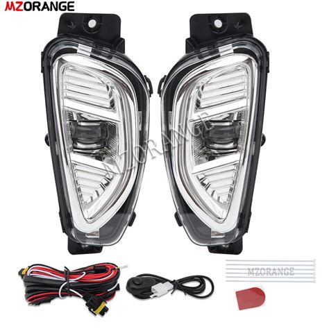 Mzorange Pair Left Right Led Fog Light For Ford Escape Lamps