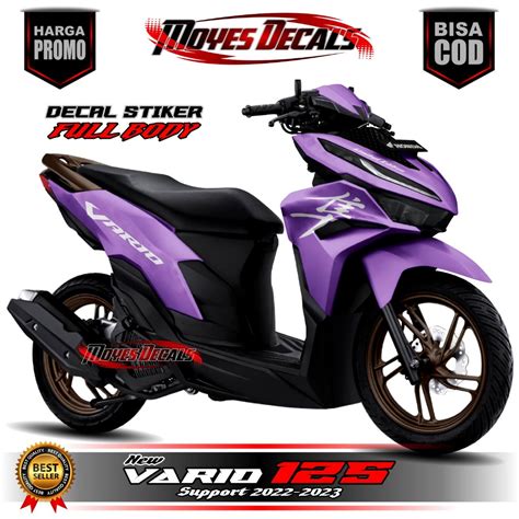 Jual Decal Vario New 125 2023 Stiker Honda Vario 125 Motif Polos