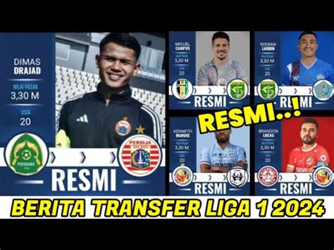 REKAP TRANSFER LIGA 1 MUSIM 2024 2025 RESMI DIMAS DRAJAD GABUNG