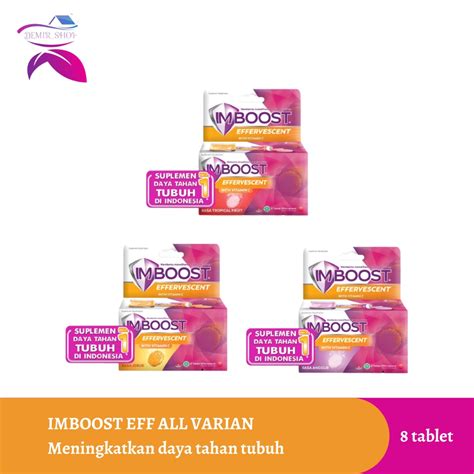 Jual Imboost Effervescent Rasa Jeruk Tablet Suplemen Daya Tahan Tubuh