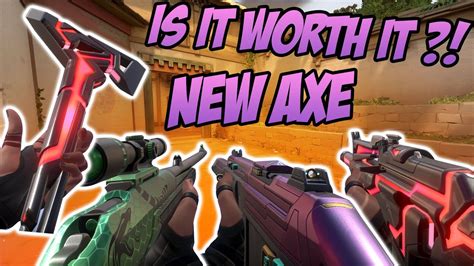 All New Battle Pass Skins And New Sys Axe Skin Showcase Valorant