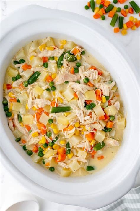 Slow Cooker Chicken Pot Pie Soup Kara Creates