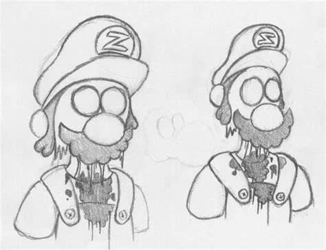 Zombie Mario And Luigi By Scumpudding On Deviantart