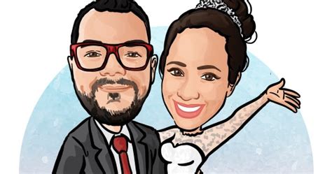 Desenha Caricaturas Caricatura De Noivos Para Casamento E Formatura