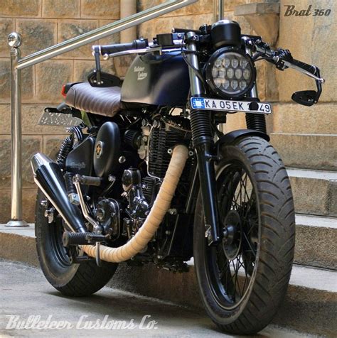 Royal Enfield Thunderbird Modified Cafe Racer Reviewmotors Co