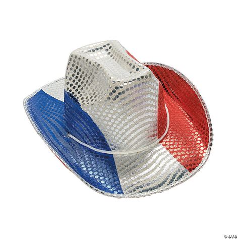 Sequin Patriotic Cowboy Hat