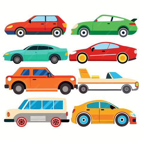 Carros De Desenho Animado - Carros de desenho animado coloridos com diferentes desenhos e estilos ...