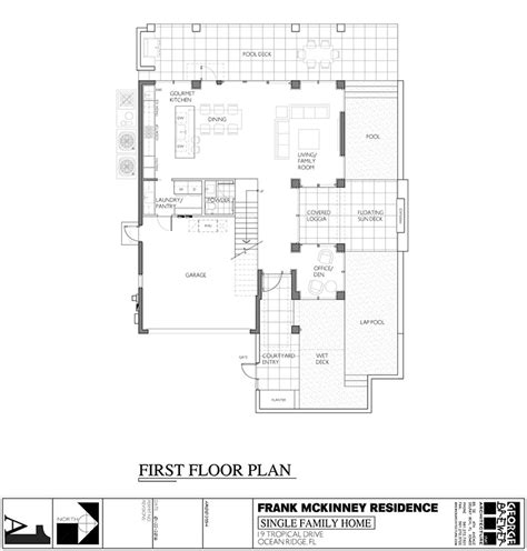 Modern Mini Mansion Floor Plan