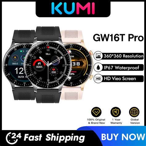 Kumi Reloj Inteligente Gw T Pro Para Hombre Y Mujer Accesorio De