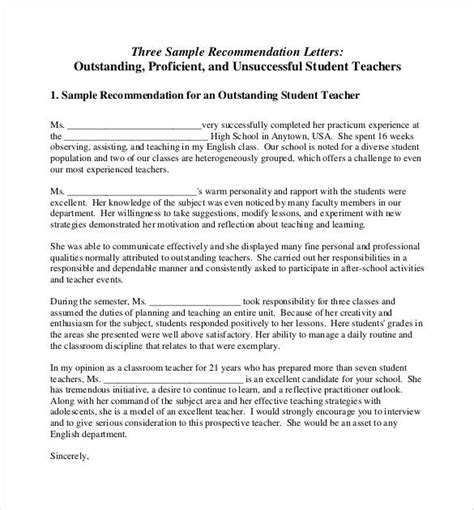 Blog 3 Letter Of Recommendation Teacher Examples