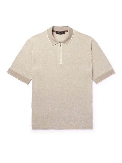 Popular Designer Neutral Loro Piana Polos Editorialist