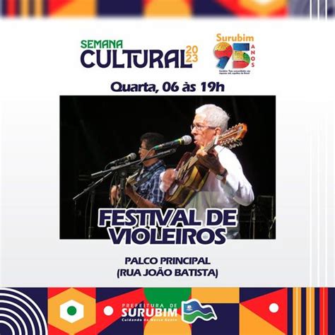 Semana Cultural Festival De Violeiros Prefeitura Municipal De