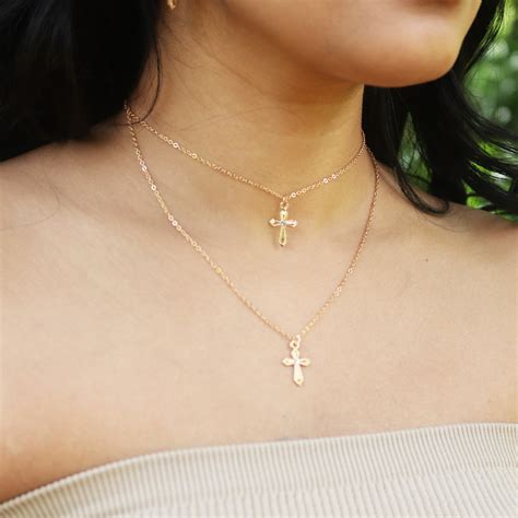 Gold Layered Necklace And Silver Layered Necklace | ThehouseofJD.com