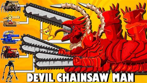 Transformers Tank HELL CHAINSAW MAN Vs CHOO CHOO CHARLES Who Is