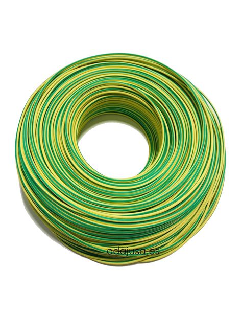 Cabo Flex Vel Mm Verde Terra Amarela Top Cable Rolo H V K M Adajusa