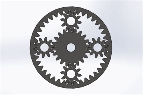 Epicyclic (Planetary) gear system - SOLIDWORKS - 3D CAD model - GrabCAD