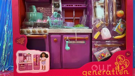 Our Generation Gourmet Kitchen Set Live With Cooltoys Youtube